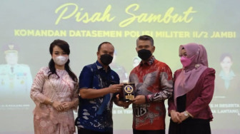 Hadiri Pisah Sambut Dandenpom, Fasha Akui Pemkot Jambi Banyak Terbantu