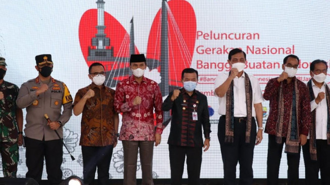 Kapolda Jambi Saksikan Peresmian Gernas BBI