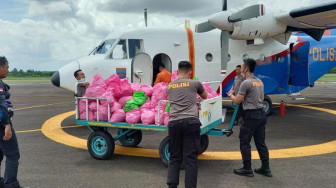 Polda Jambi Salurkan 3,2 Ton Sembako untuk Korban Banjir