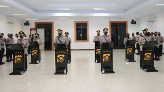 Empat Pejabat Polda Jambi Serah Terima Jabatan