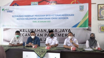 Maulana Hadiri Sosialisasi Kelompok Emak-emak Berjaya