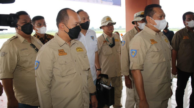 Kapolda dan Wakapolda Jambi Sambut Kedatangan Ketua MPR