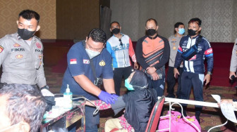 Kapolda Jambi Tinjau Vaksinasi untuk Lansia