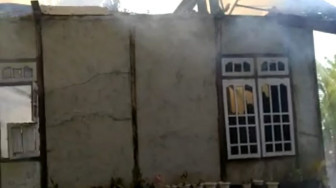 Rumah Suhaili Warga Muara Bulian Hangus, Cuma Sisa Dapur
