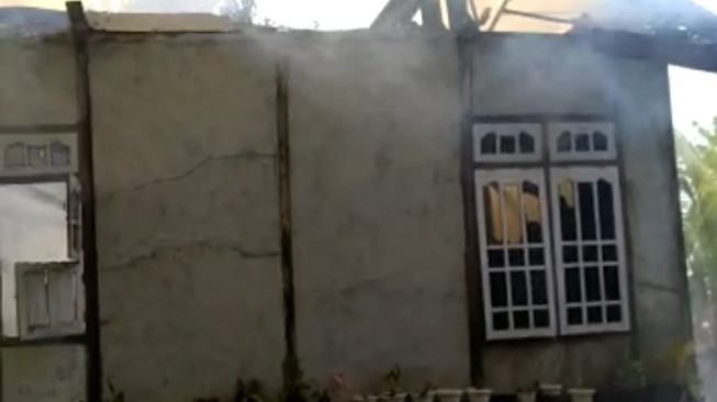 Rumah Suhaili Warga Muara Bulian Hangus, Cuma Sisa Dapur