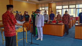 Sekda Lantik Saiful Anwar Jadi Pj Kades Matagual