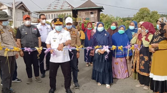 Gubernur Haris Balik Kampung Disambut Ribuan Warga Minta Tower
