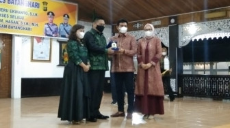 Bupati Fadhil Gelar Kenal Pamit Kapolres Batanghari