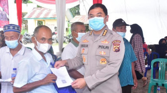 Kombes Mulia Prianto Tinjau Vaksinasi Anak dan Lansia di Muarojambi
