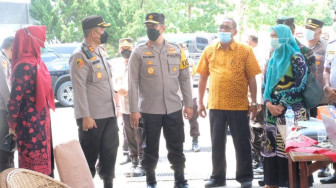 Kapolda Tinjau Vaksinasi Booster di Tanjabtim