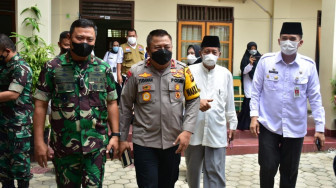 Wakapolda, Wagub, Danrem Ikuti Zoom Meeting Vaksinasi