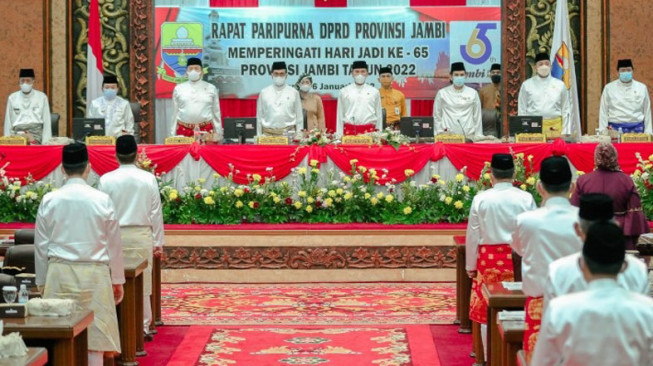 DPRD Gelar Paripurna Hari Jadi ke-65 Provinsi Jambi