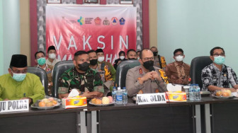 Wakapolri Minta Polda Jambi Perhatikan Capaian Vaksinasi Covid-19