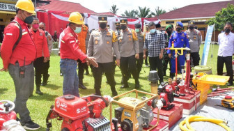 Kapolda Hadiri Apel Gelar Peralatan Karhutla