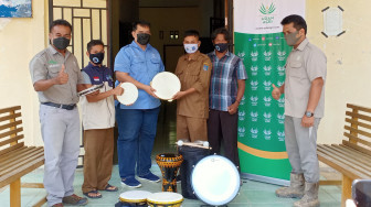 Dukung Kelestarian Seni Budaya Lokal, PT DAS Bantu Alat Musik Tradisional