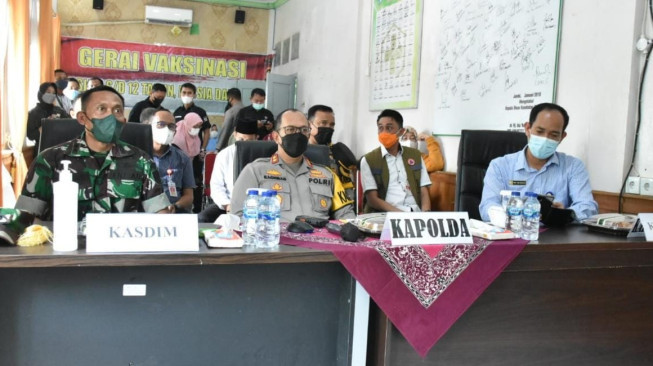 Polda Jambi Kejar Target Vaksinasi Tercapai Sebelum Ramadhan