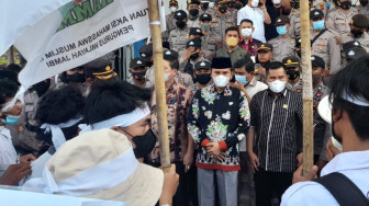 Terima Unjuk Rasa KAMMI, Edi Purwanto : Kami Terus Bekerja, Tidak Tidur…