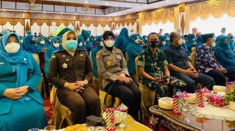 Kasetum Polda Jambi Hadiri Peringatan HKG PKK ke-50