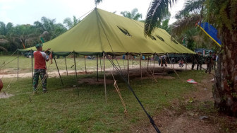 Kodim 0415/Jambi Dukung Penuh Perkemahan Pramuka Santri Putri 2022