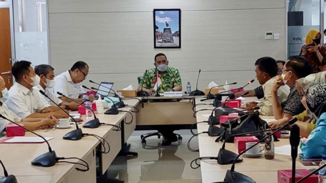 Pansus BOT DPRD Provinsi Jambi Kunjungi PD Pasar Jaya