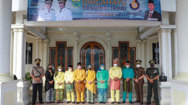 Pemkab Tanjung Jabung Barat Gelar Upacara HUT ke-65 Provinsi Jambi