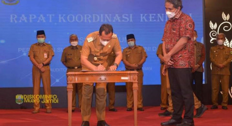 Wabup BBS Hadiri Rakor Kenduri Swarnabumi