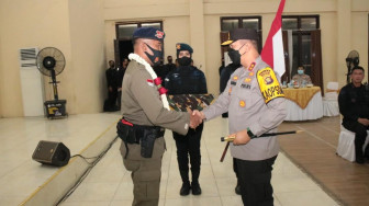 Kapolda Jambi Sambut Ratusan Brimob BKO Satgas Madago Raya