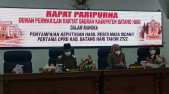 DPRD Batanghari Sampaikan Hasil Rese Masa Sidang I