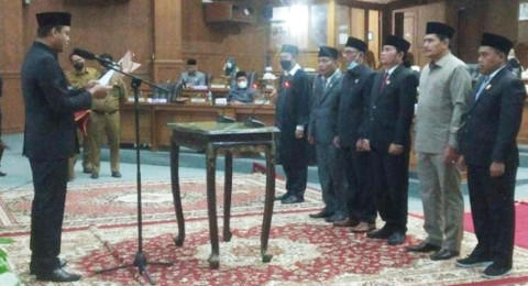 DPRD Muaro Jambi Gelar Paripurna Sumpah Janji Badan Kehormatan
