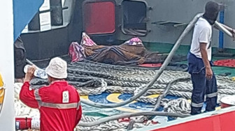 Kapal Minyak Terbakar di Kunangan, Begini Kronologinya…