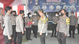Kapolda Jambi Cek Pos Pam di Perbatasan Jambi - Sumbar