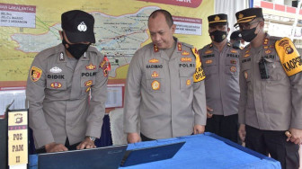 Kapolda Ingatkan Jaringan WiFi di Pos Pam II Jangan Sampai Ada Kendala