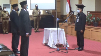 Al Haris Minta Karnama dan Tholib Benahi SMA Titian Teras dan SMKN 3 Kota Jambi