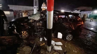 Kecelakaan Maut Pegawai Bank Jambi Akibat Pecah Ban