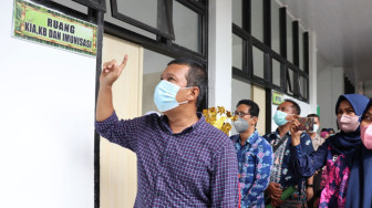 Puskesmas Muara Sabak Barat Kurang Rapi, Bupati Romi Kecewa