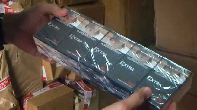 Jutaan Batang Rokok Senilai 1,2 Miliar Rupiah Diamankan