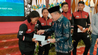 Makan Bersama Atlet Sea Games, Al Haris Berterima Kasih pada KONI