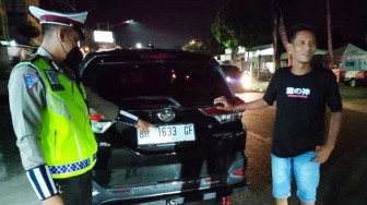 Ditlantas Polda Jambi Tertibkan Plat Nopol Berwarna Dasar Putih