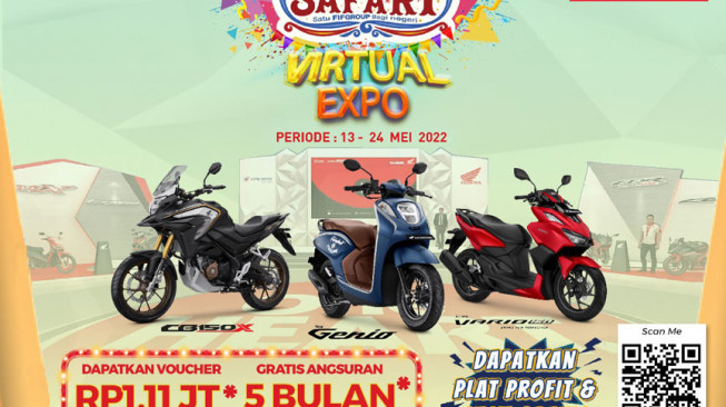 Safari Virtual Expo, Sinsen Berikan Diskon Rp 1,11 Juta hingga Potongan Angsuran 5 Bulan