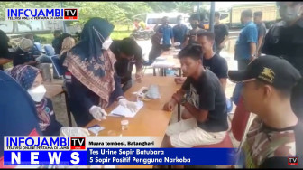BNN Tes Urine Sopir Truk Batubara