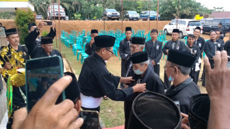 PSHT Cabang Batanghari Serahkan Tanah dan Air ke Pengurusan Pusat
