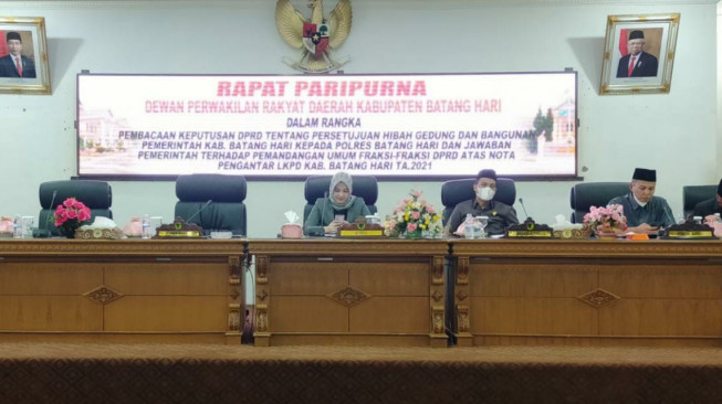 Dewan Setujui Hibah Gedung dan Bangunan ke Polres Batanghari