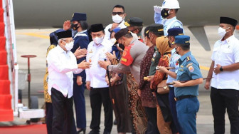 Kapolda Jambi Ikut Sambut Wapres Ma'ruf Amin