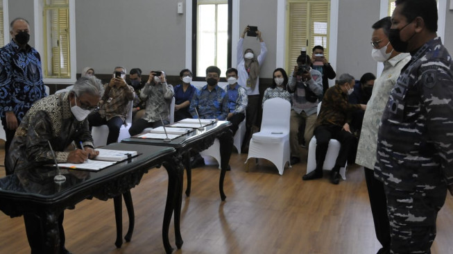 SKK Migas Teken Kontrak Kerja Sama WK Agung I, Agung II dan North Ketapang