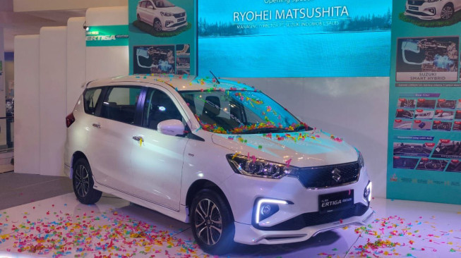 All New Suzuki Ertiga Hybrid Resmi Mengaspal di Jambi