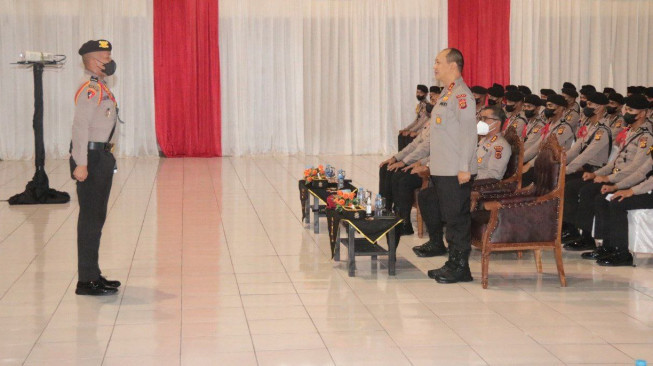 Kapolda Jambi Beri Pembekalan kepada 309 Siswa Diktuk Ba Gelombang I Tahun 2022