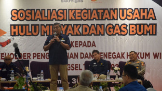 SKK Migas Gelar Roadshow Sosialisasi Pengamanan Hulu Migas Bersama Aparat Penegak Hukum Wilayah Sumbagsel