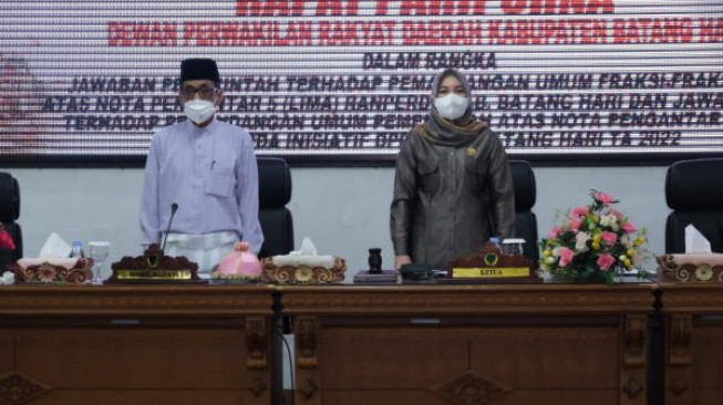 DPRD Batanghari Gelar Paripurna Jawaban Pemerintah terhadap Pemandangan Umum Fraksi