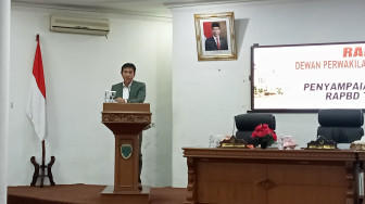 Bupati Batanghari Sampaikan Nota Pengantar KUA-PPAS RAPBD Ta 2023