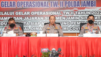 Kapolda Jambi Pimpin Rapat Gelar Operasional